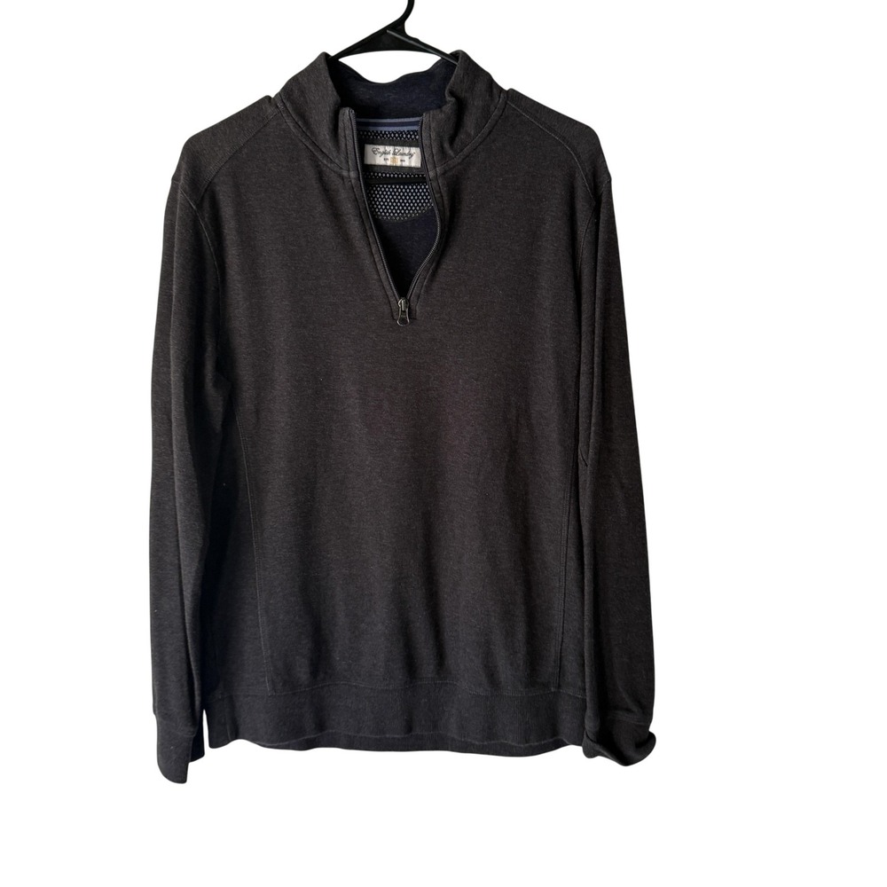 English Laundry Pullover Sweater Mens Small‎ Half Zip Modal Blend Casual Preppy